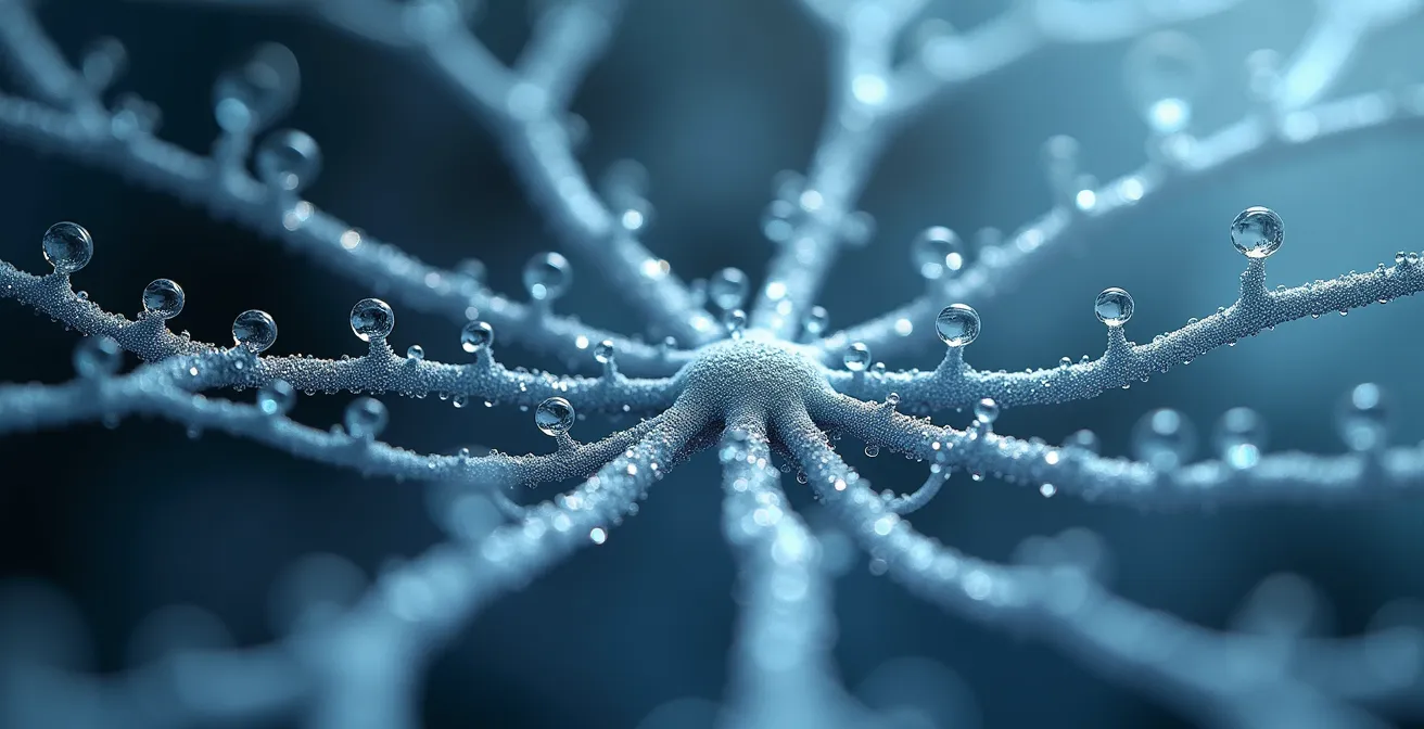 Représentation symbolique de l'apprentissage actif avec des connexions neuronales se formant dans un cerveau.