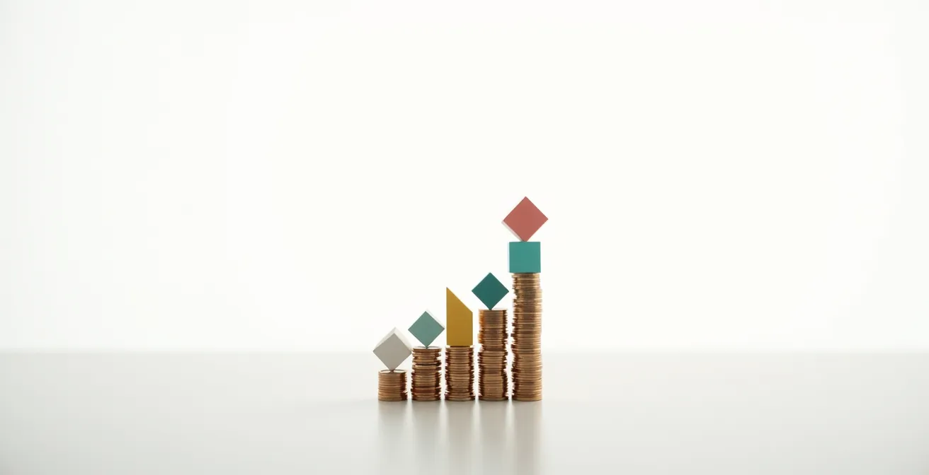 Représentation symbolique du cumul de différentes aides financières étudiantes