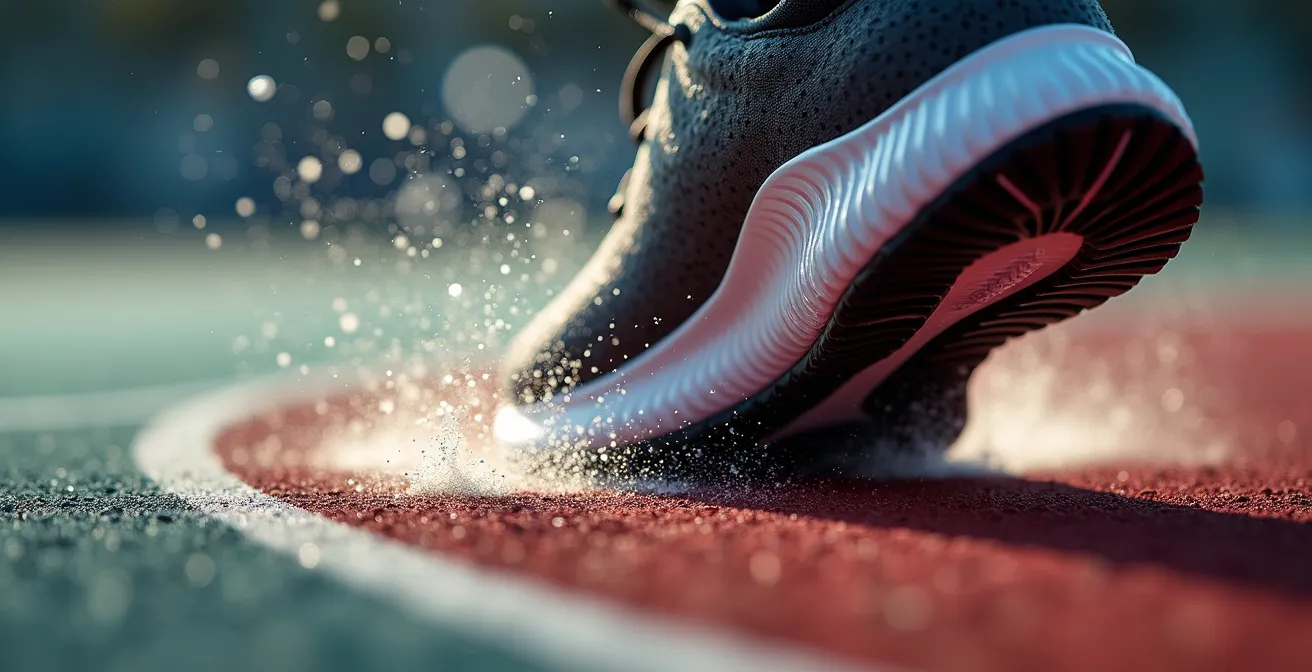 Lycéen en plein effort sportif démontrant l'importance de l'EPS pour le baccalauréat