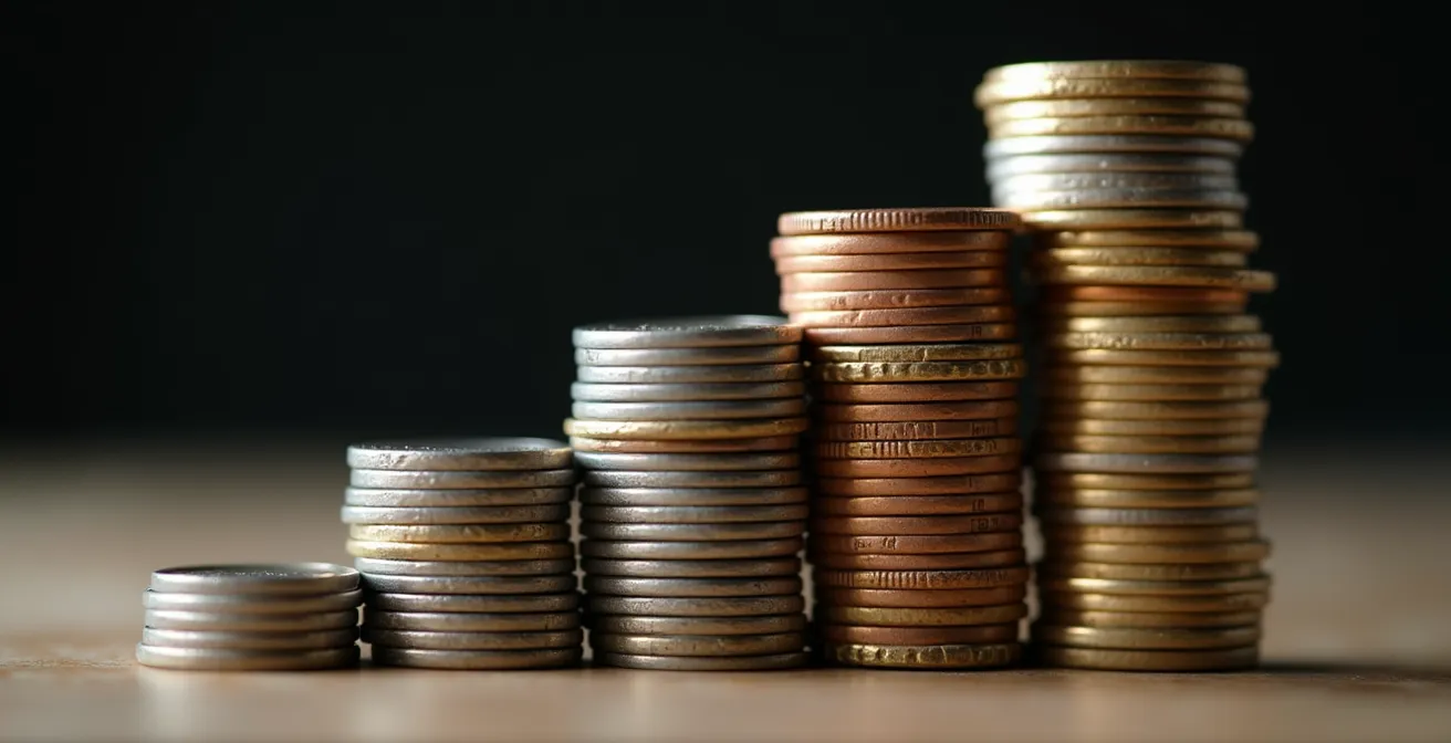 Visualisation d'une trajectoire professionnelle ascendante